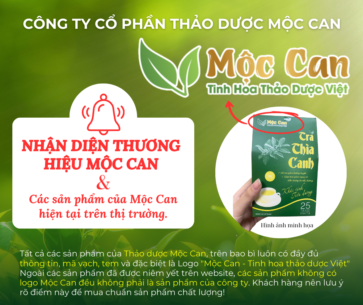 THÔNG BÁO - NHẬN DIỆN THƯƠNG HIỆU MỘC CAN 1